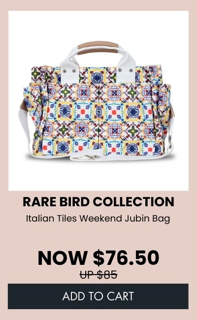 Italian Tiles Weekend Jubin Bag