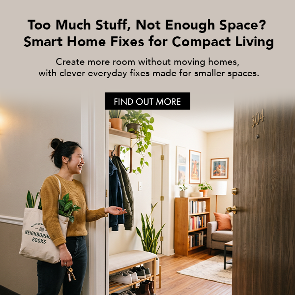 too much stuff, not enough space? 