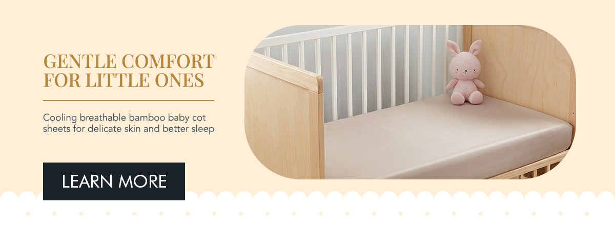 Little Bamboo Baby cot sheet 
