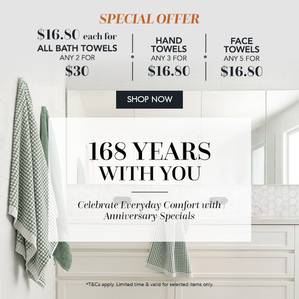 towels on sale 