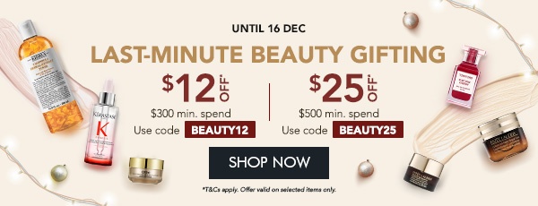 Last-minute beauty gifting