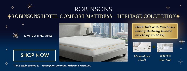 Robinsons Hotel Comfort Mattress - heritage collection
