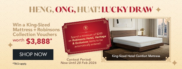 Lucky draw up to $3,888 worth of prizes ending soon 