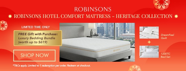 Hotel comfort mattress - heritage collection gift with purchase 