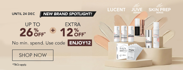 lucent, java and skin prep: up to 26% off + extra 12% off 