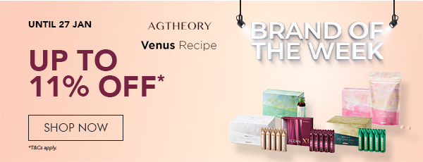 Agtheory and Venus Recipe brand of the week up to 11% off 