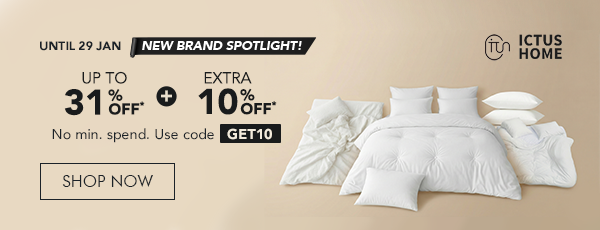 Ictus Home up to 31% off + extra 31% off 