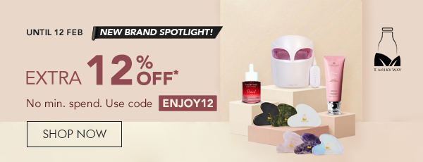 T. Milky Extra 12% Off* No min. spend | Use code ENJOY12