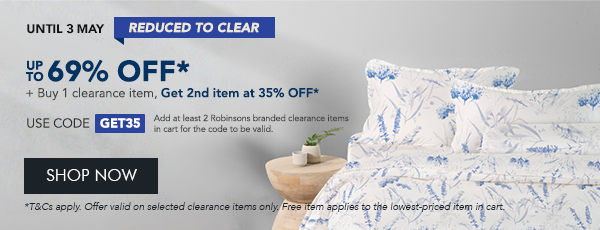 Clearance deal 