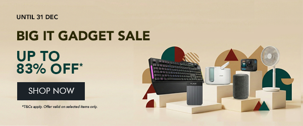 Big IT Gadgets sale: up to 83% off 