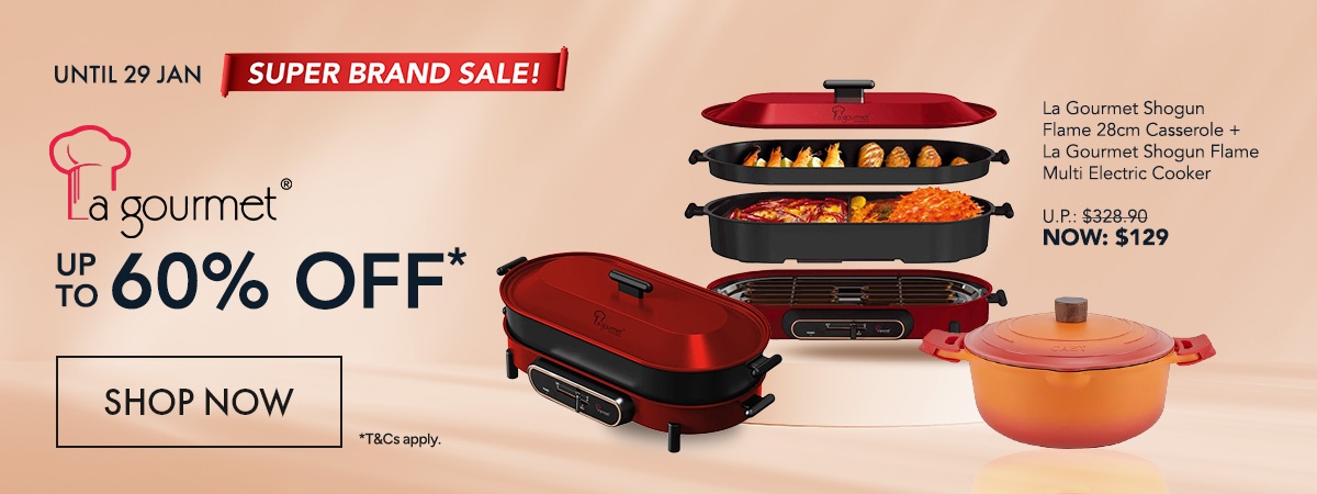 La Gourmet up to 60% off 