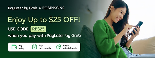 Enjoy up to $25 Off on Grab with Robinsons 