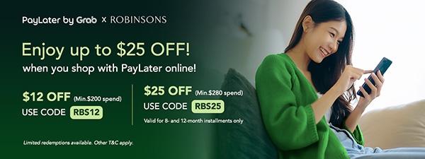 Enjoy up to $25 Off on Grab with Robinsons 