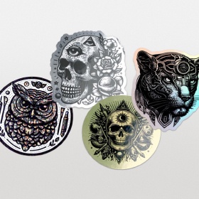 shiny-individual-stickers