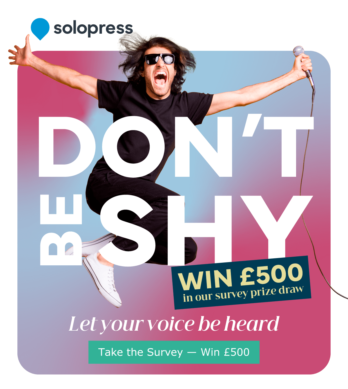 Don't be shy - win £500