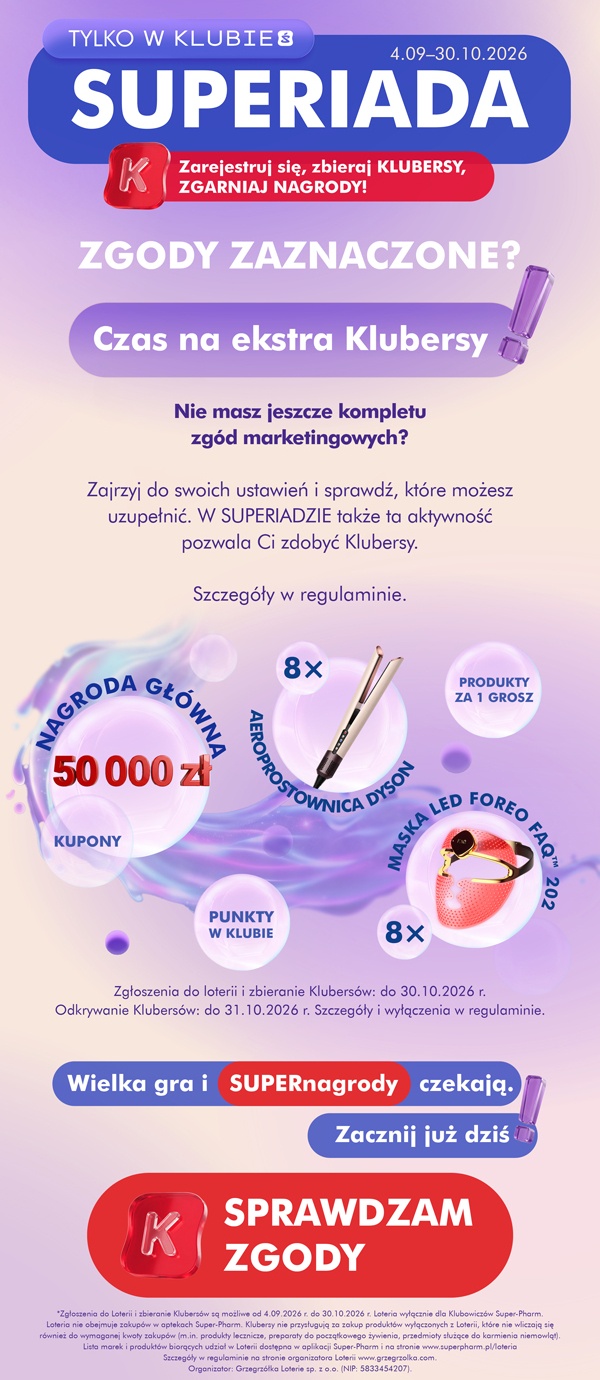 Zgody zaznaczone?