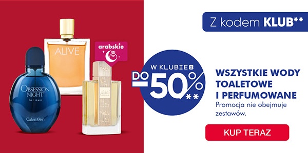 Do -50% Wszystkie wody toaletowe i perfumowane