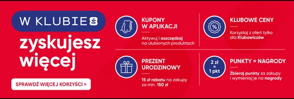 W KLUBIE ZYSKUJESZ WIĘCEJ