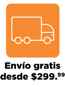 Envío gratis en compras mínimas de $299.99 pesos mexicanos