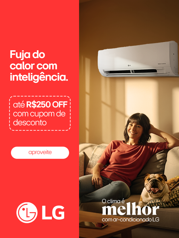 LG com cupom de até R$250
