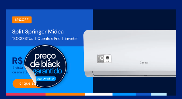 Ar Condicionado Split Springer Midea Xtreme Save Connect 18000 BTUS Quente e Frio Inverter 220V 38AGVQI18M5