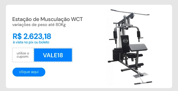 Estação de Musculação 80kg WCT